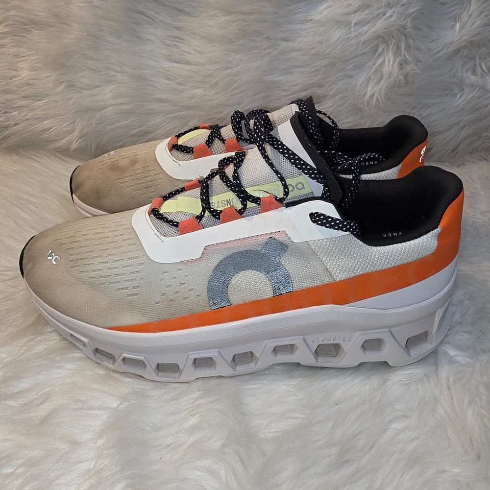 Size 9 - Cloudmonster Undyed White Flame View 2